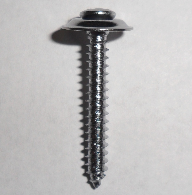 Philips Oval Head Sems tapping screws #8 x1-1/4 inch #6 Hd chrome (100 pcs)