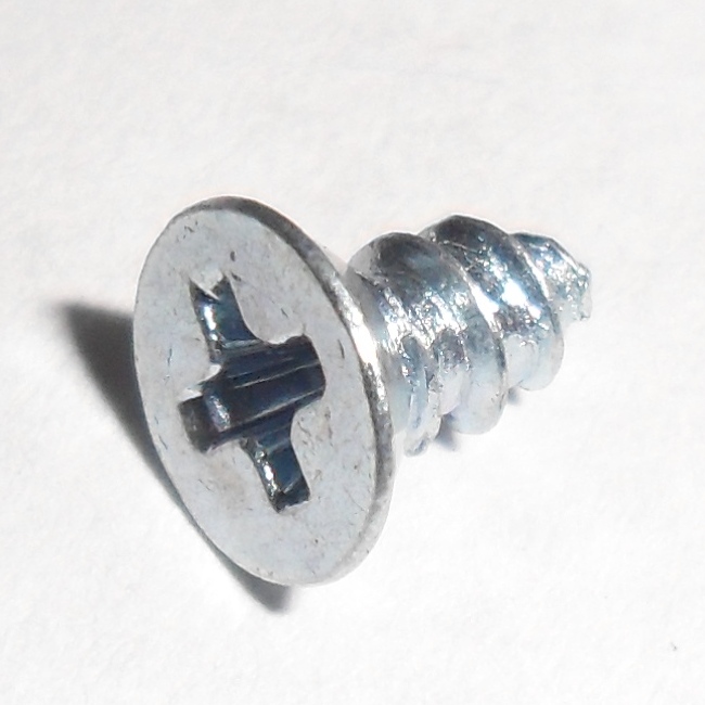 Philips tapping screws #4 x 1/4 inch Type AB Zinc Hd (100 pcs)
