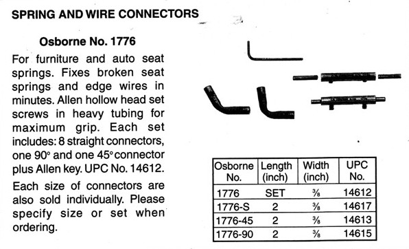 Osborne No. 1776-S Spring And Wire Connectors