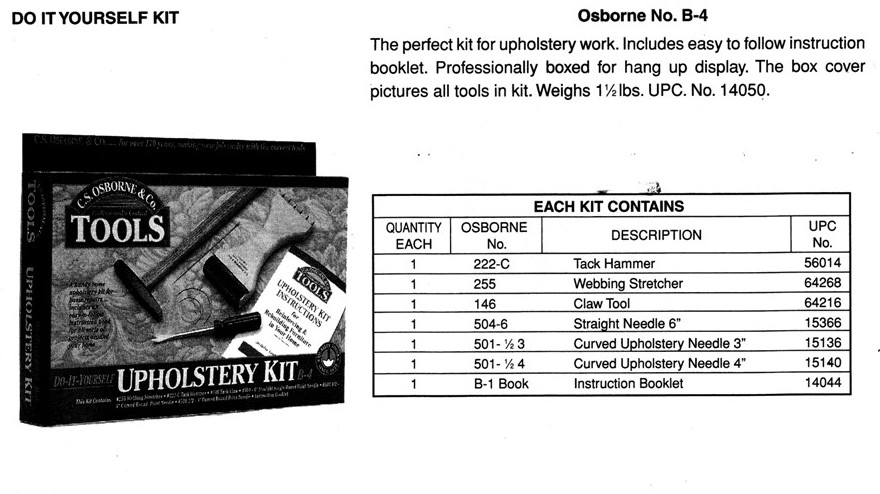Osborne No. B-4 Do It Yourself Kit