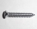 Philips Oval Head tapping screws #8 x1 inch #6 Hd chrome (100 pcs)