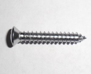 Philips Oval Head tapping screws #8 x1 inch #6 Hd chrome (100 pcs)