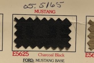 Mustang Charcoal Black