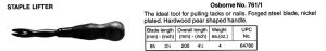 Osborne No. 761/1 Staple Lifter