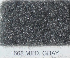 1668 Med. Gray Flexform Carpet 80" Wide