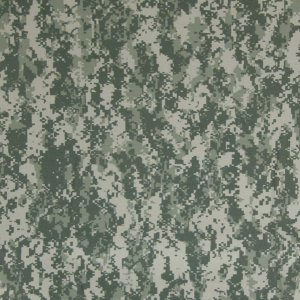 Camouflage Canvas Material - Digital Green