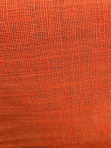 Burlap Fabric Orange 60"