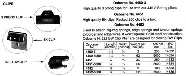 Osborne No. 4451 Clips
