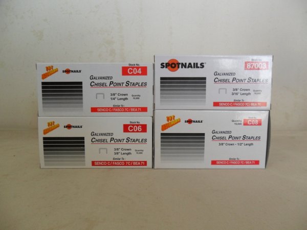 3/8" Crown Staples 3/16" length